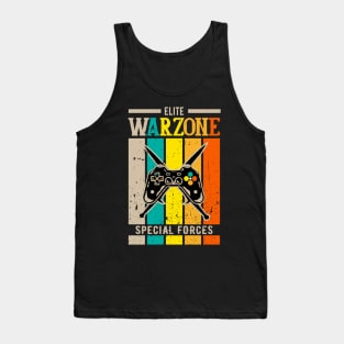 Elite Warzone Special Forces Gulag Gamer Geek Tank Top